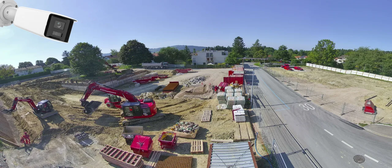 Construction site panorama with camera – Arclap construction camera